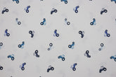 Baumwolljersey Kleiner Taktor - blau